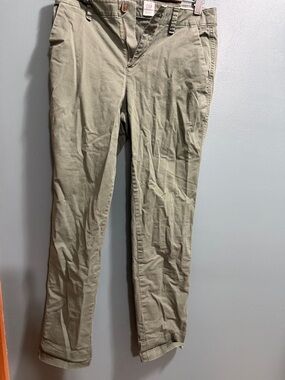 Light Olive Straight Leg Pants